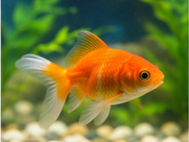 Bright goldfish