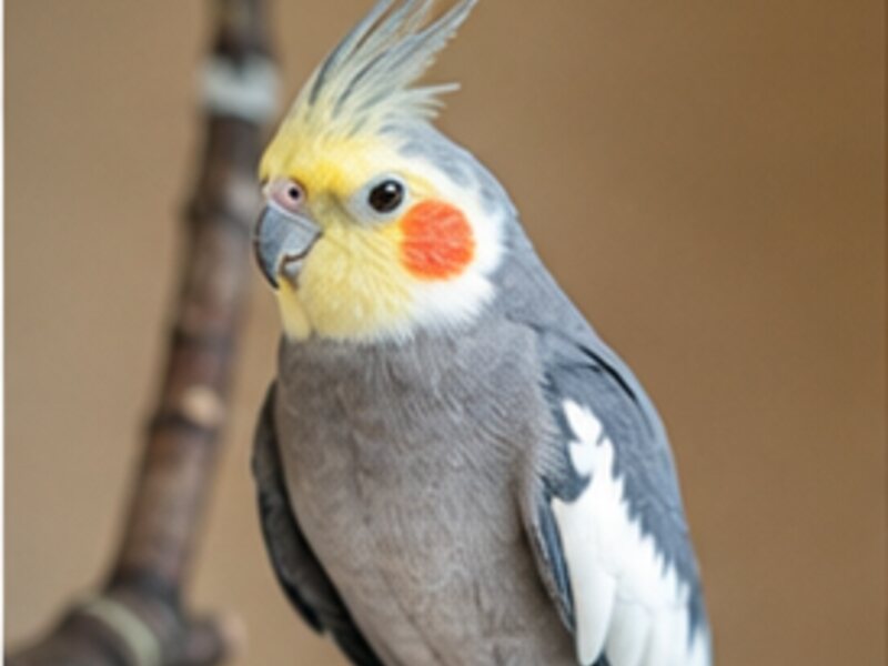 Friendly cockatiel