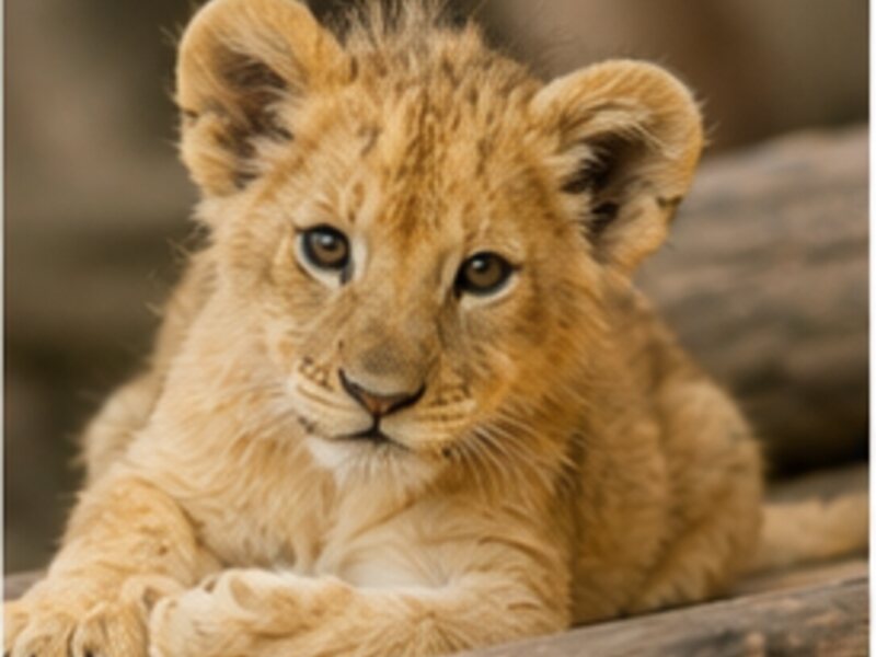 Lion cub