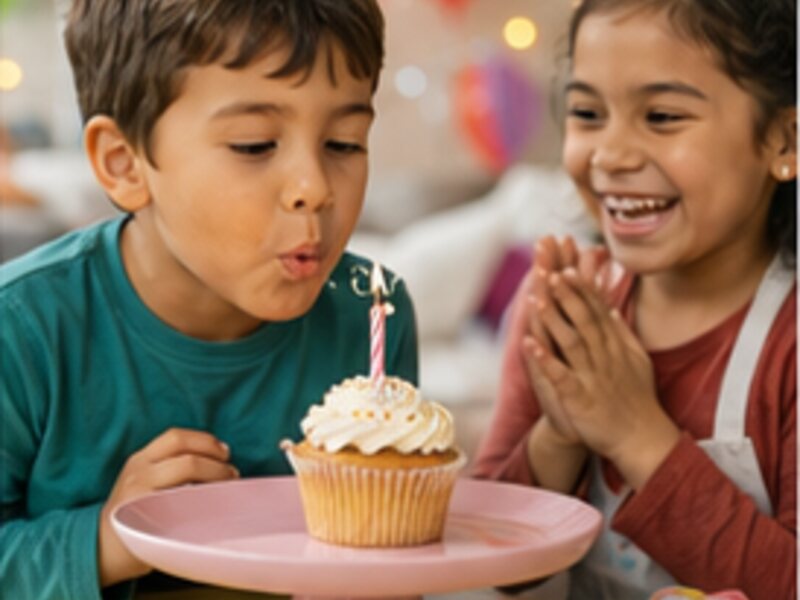 Birthday cupcake
