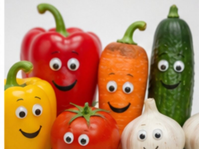 Vegetable faces